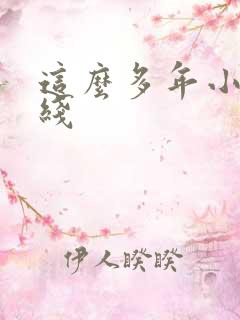 这么多年小说在线