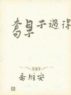 夸日子过得好的句子