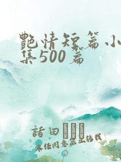 艳情短篇小说合集500篇