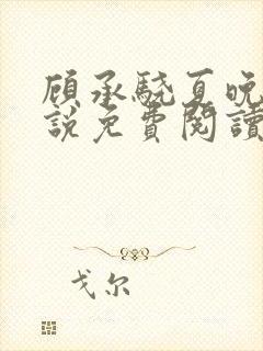 顾承骁夏晚宁小说免费阅读最新章节