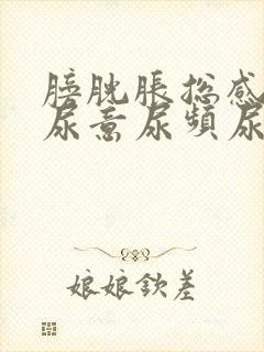 膀胱胀总感觉有尿意尿频尿量少