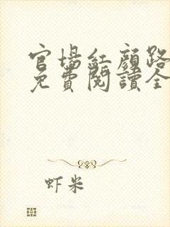 官场红颜路小说免费阅读全文