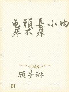 龟头长小肉粒不疼不痒