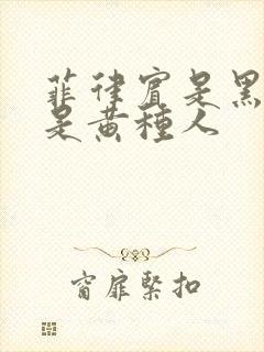 菲律宾是黑人还是黄种人