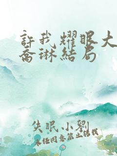 许我耀眼大结局乔琳结局