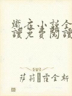 炽夜小说全文阅读免费阅读无弹窗