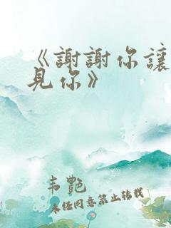 《谢谢你让我遇见你》