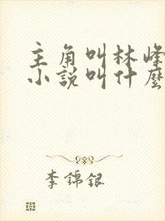 主角叫林峰都市小说叫什么名字