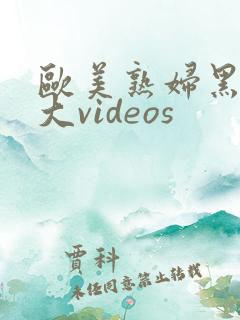 欧美熟妇黑人巨大videos