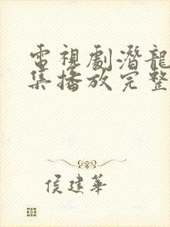 电视剧潜龙道全集播放完整版高清