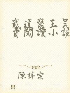 武道医王吴东免费阅读小说