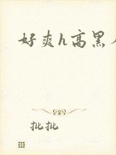 好爽h高黑人