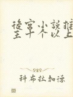 后宫小说推荐女主十个以上