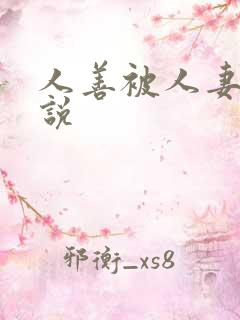 人善被人妻 小说