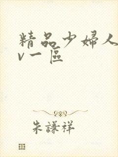 精品少妇人妻av一区