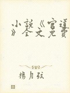 小说《官道红颜》全文免费阅读