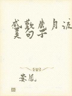 感叹岁月流逝唯美句子