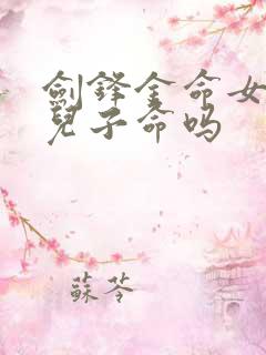 剑锋金命女人有儿子命吗