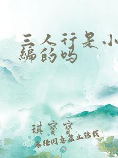 三人行是小说改编的吗