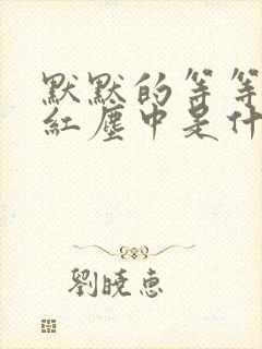 默默的等等你在红尘中是什么歌名