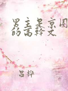 男主是京圈大佬的高干文