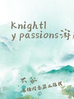 knightly passions游戏攻略