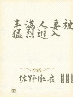 丰满人妻被黑人猛烈进入