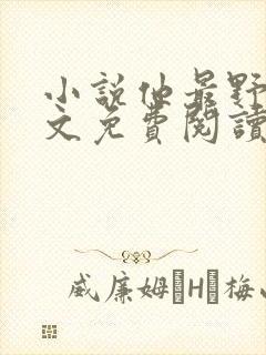 小说他最野了全文免费阅读