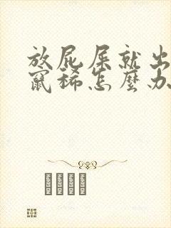 放屁屎就出来了窜稀怎么办