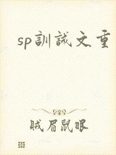 sp训诫文重口