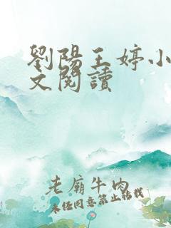 刘阳王婷小说全文阅读