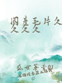 国产毛片久久久久久久