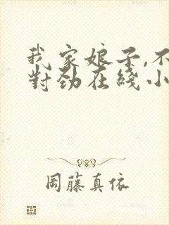 我家娘子,不太对劲在线小说免费阅读全文