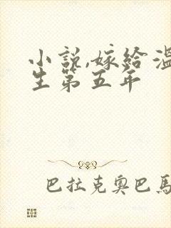 小说,嫁给温先生第五年