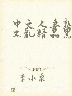 中文人妻熟女乱又乱精品黑人