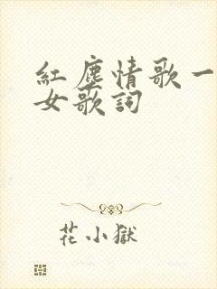 红尘情歌一男一女歌词