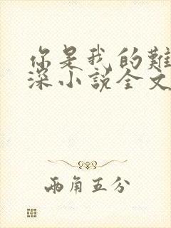 你是我的难得情深小说全文免费阅读