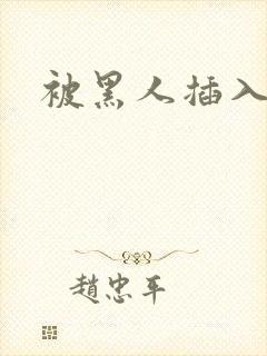 被黑人插入好爽