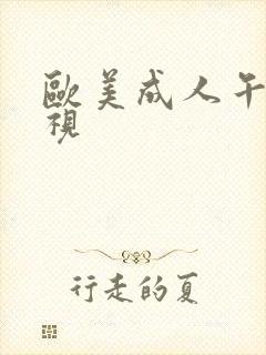 欧美成人午夜影视