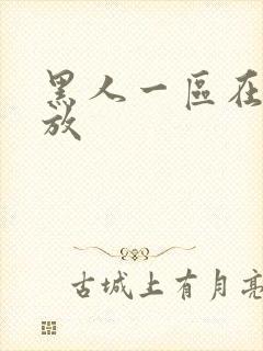 黑人一区在线播放