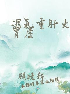 湿气重肝火旺脾胃虚