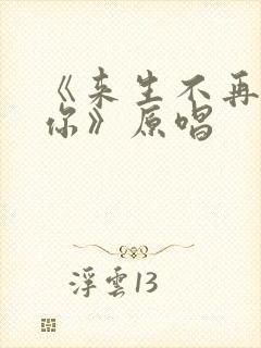 《来生不再遇见你》原唱