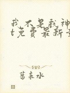 我不是戏神txt免费最新章节