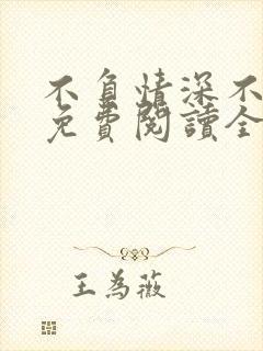 不负情深不负你免费阅读全文