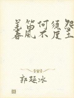 羌笛何须怨杨柳春风不度玉门关的意思