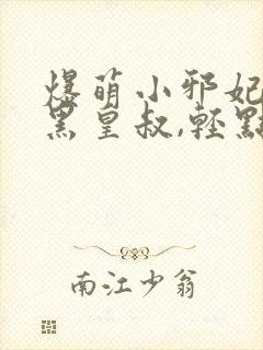 爆萌小邪妃:腹黑皇叔,轻点宠