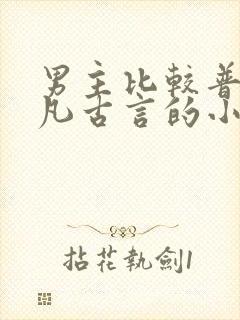 男主比较普通平凡古言的小说