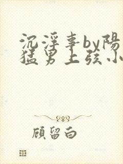 沉浮事by阳刚猛男上弦小说下载