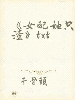 《女配她只想被渣》txt