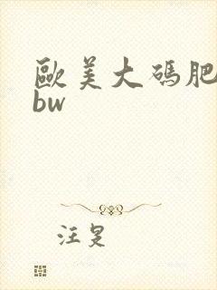 欧美大码肥臀bbw